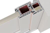 PaXabsolut 4 Haustür ProfilschnittProduktbild, Haustür, Kunststoff, Kunststoff-Haustüren, PaXabsolut 4PaXasbolut 4 Profilschnitt Dichtungen