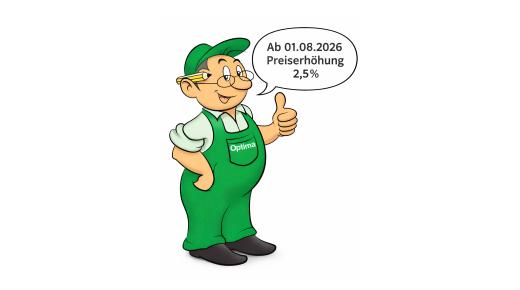 Optimax Preiserhöhung